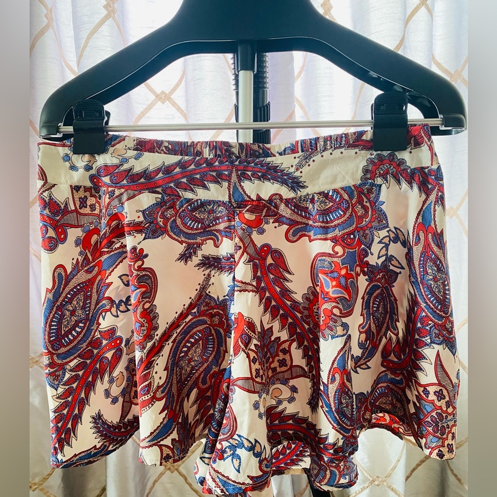 Charlotte Russe Paisley Shorts